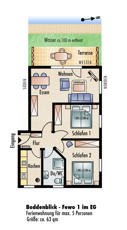 Fewo 1: Grundriss